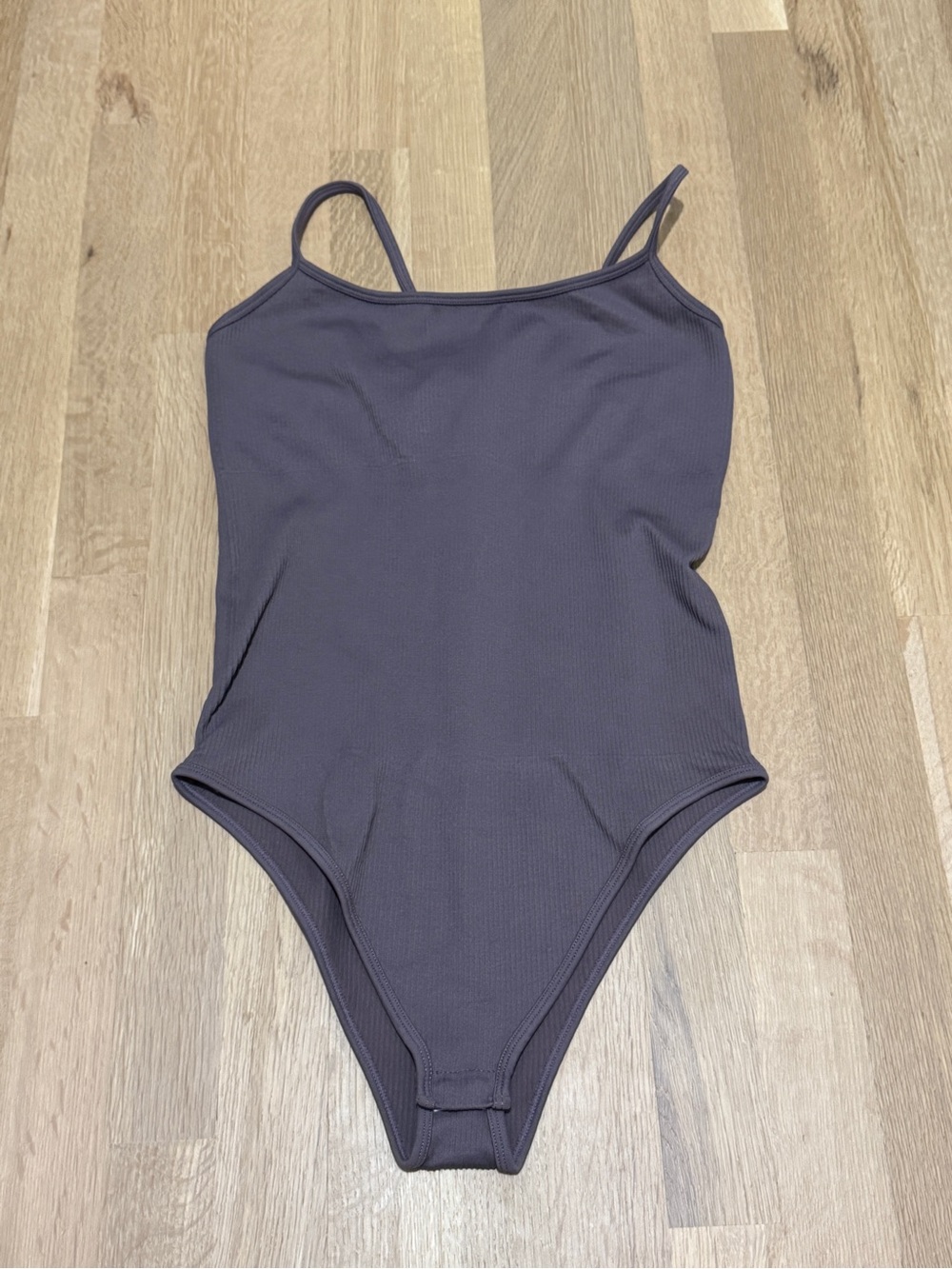 OQQ Ribbed Tank Bodysuit – Size Large